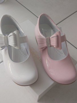 Andanines side double bow low back shoes