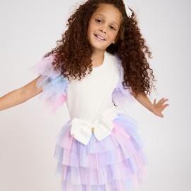 Angels face knitted Snowdrop top & tutu skirt