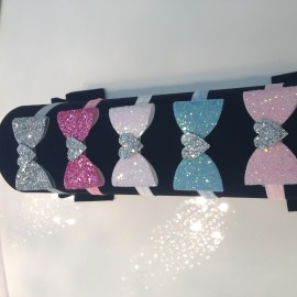 Glitter Hairband with Heart Centre