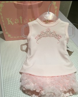 Kate Mack Pink Princess Vest & Bloomers 