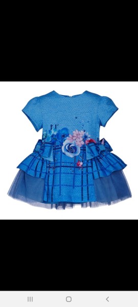Lapin house royal blue tulle dress