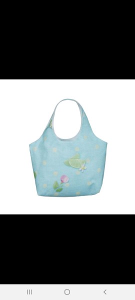 Lapin house Turquoise floral bag