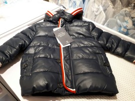 Mayoral Boys Padded Black Jacket with Red Trim